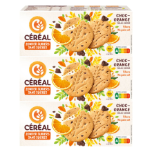 3X Céréal Zandkoekjes Chocolade & Sinaasappel 132 gr