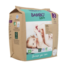 2X Bambo Nature Luiers Maat 3 (4 8 kg) 28 stuks