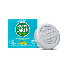 3X Happy Earth 100% Natuurlijke Shower Bar Cedar Lime 90 gr