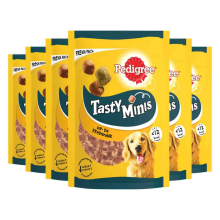 6X Pedigree Pedigree Hondensnacks Tasty Mini's Chewy Cubes 130 gr