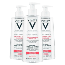Siemens 3x Vichy Purete Thermale Micellair Mineraalwater Gevoelige Huid 400 ml