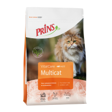 6X Prins VitalCare Multicat Kattenvoer 400 gr