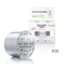 3X Eucerin Hyaluron Filler + 3x Effect Dagcrème Droge Huid SPF 15 Navulling 50 ml