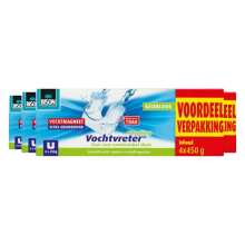 4X Bison Vochtvreter Ambiance Magneet Neutraal 4 Pack 4 x 450 gr