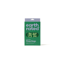 12X Earth Rated Eco Poepzakjes met Handvat Lavendel 120 zakjes