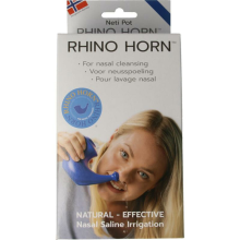 2X Rhino Horn Neusspoeler Blauw