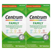 2X Centrum Multivitaminen Family 180 tabletten