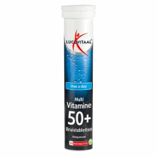 3X Lucovitaal Multi 50+ Bruistabletten Mangosmaak 20 bruistabletten