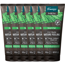 6X Kneipp Douche Men 2 in 1 Nature Feeling 200 ml