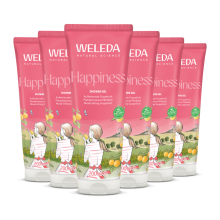 6X WELEDA Grapefruit Douchegel Happiness 200 ml