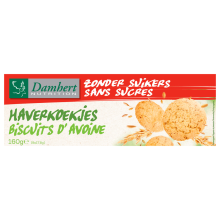 3X Damhert Haverkoekjes Zonder Suikers 160 gr