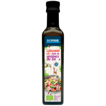 6X Damhert Biofood Lijnzaadolie Koudgeperst Biologisch 250 ml