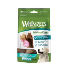6X Whimzees Week Bag Puppy Kauwsnack M   L 14 stuks