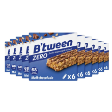 10X Hero B'tween Mueslireep Zero Melkchocolade 6x20gr