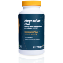 2X Fittergy Supplements Magnesium Five 120 tabletten