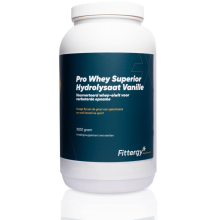 2X Fittergy Supplements Pro Whey Superior Hydrolysate Vanille 1000 gr