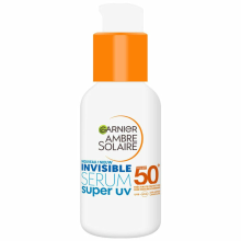 6X Garnier Ambre Solaire Face Super UV Invisible Serum SPF 50+ 30 ml