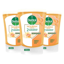 3X Dettol No Touch Handzeep Refill Extra Care Honey & Sheabutter 250 ml