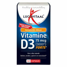 2+3 Gratis: Lucovitaal Vitamine D3 75mcg Forte 365 capsules