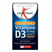 3X Lucovitaal Vitamine D3 75mcg Forte 120 capsules