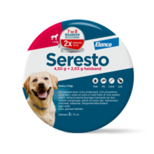 Seresto Anti Vlooien en Teken Halsband Hond Vanaf 8 Kg 2 Pack 70 cm