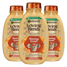 3X Garnier Loving Blends Honing Goud Shampoo 300 ml