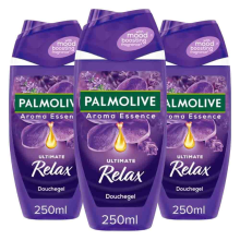 3X Palmolive Douchegel Aroma Essence Ultimate Relax 250 ml