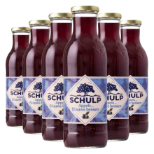Schulp Ambachtelijk Appel & Blauwe Bessensap 6 x 750 ml