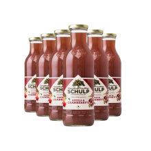 Schulp Ambachtelijk Appel & Cranberrysap 6 x 750 ml