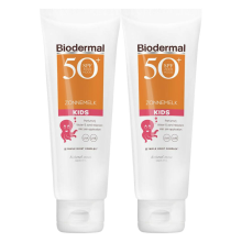 2X Biodermal Zonnemelk Kids SPF 50 125 ml