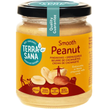 2X Terrasana Pindakaas Fijn Biologisch 250 gr