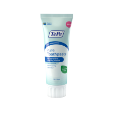 3X TePe Tandpasta Pure Mild Peppermint 75 ml
