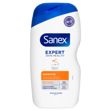 3X Sanex Douchecrème Expert Skin Health Sensitive 400 ml