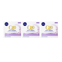 3X NIVEA Q10 Dagcrème Anti Rimpel Gevoelige Huid SPF 15 50 ml
