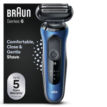 3X Braun Elektrisch Scheerapparaat Series 6 61 B1000s Blauw