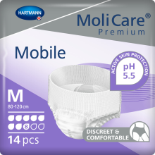 4X Molicare Premium Mobile 8 Druppels Medium 2015 ml Absorptie 14 stuks
