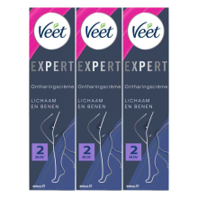 3X Veet Expert Ontharingscrème Benen 200 ml