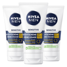 3X NIVEA Men Moisturizer Sensitive SPF 15 75 ml