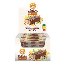 Céréal Crispy Wafel Chocolade Vanille 20 x 28 gr