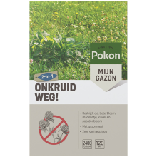 4X Pokon Onkruid Weg voor 120 m2 2,4 kg