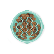 Outward Hound Dog Fun Feeder Wave Small Mintgroen 14.5 X 13 x 3 cm