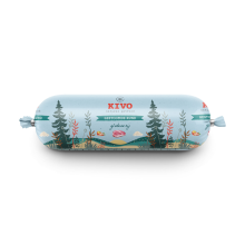 12X Kivo Hondenvoer Nat Gestoomd Rund 600 gr