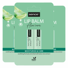 3X Sence Lippenbalsem Aloë Vera 2 stuks