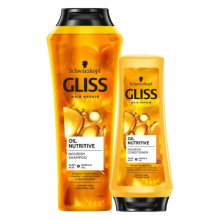 Gliss Oil Nutritive   Shampoo 1x 250 ml & Conditioner 1x 200 ml   Pakket