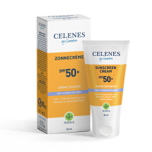 2X Celenes Herbal Zonnebrandcreme SPF 50+ Gevoelige en Droge Huid 50 ml