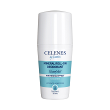 3X Celenes Thermal Mineral Roller Deodorant Whitening 75 ml