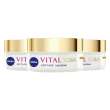 3X NIVEA Vital Soja Dagcrème Anti Age SPF 15 50 ml