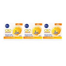 3X NIVEA Q10 Dagcrème Energy SPF 15 50 ml