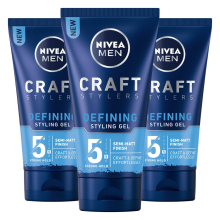 3X NIVEA Men Styling Matte Gel 150 ml