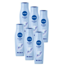 6X NIVEA Shampoo Classic Care 250 ml
